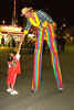 Stilt walker Charlie Stron